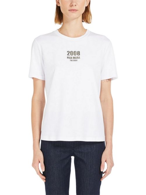 t-shirt donna quieto bianco MaxMara S | QUIETO001